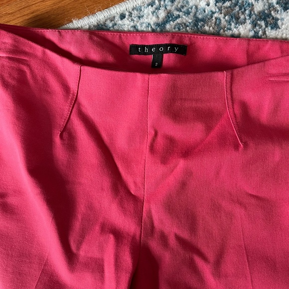 Theory hot pink cropped trousers - Picture 8 of 8